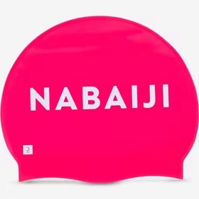 تصویر کلاه شنا نابایجی مدل silicone - مشکی Swimming cap nabaiji model silicone