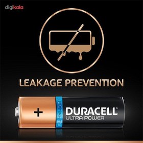 تصویر باتری قلمی دوراسل مدل Ultra Power بسته 2 عددی Duracell Ultra Power Check AA Battery Pack Of 2