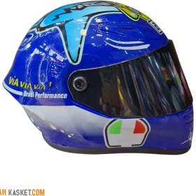 تصویر ماکت کلاه کاسکت AGV طرح Shark AGV Shark helmet replica