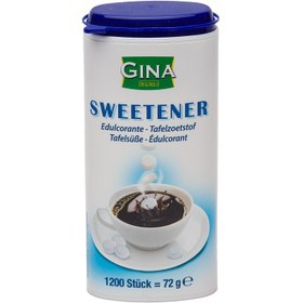 تصویر قرص شیرین کننده آلمانی جینامخصوص چای قهوه شربت و انواع نوشیدنیها ا Sweetner Gina Sweetner Gina