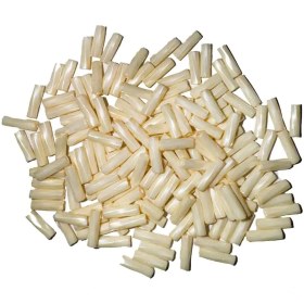 تصویر ملیله پیچ 7 میل کرم استخوانی مدل Fgb بسته 5 گرمی Glass Tube Beads AB Color Round Bugle 7