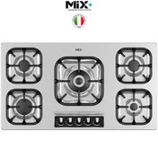 تصویر اجاق گاز میکس پلاس مدل M523 ۵ شعله استیل 