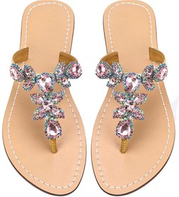 Hinyyrin Available in 13 Colors Rhinestone Sandals