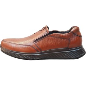 تصویر کفش طبی مردانه چرم طبیعی mans leather shoes code 002 honey color