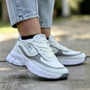 تصویر حراج استثنایی کفش اسپرت زنانه دخترانه مدل بالنسیاگا جذاب و زیبا رنگ سفید طوسی با ارسال رایگان 