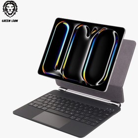 تصویر مجیک کیبورد برند گرین لاین Magic Keyboard Green Lion مناسب برای iPad Pro 13inch 2024 