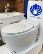 تصویر توالت فرنگی مروارید مدل پارمیس بدون مخزن 