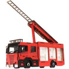 تصویر ماشین بازی طرح آتش نشانی مدل Scania Fire Truck کد 1 