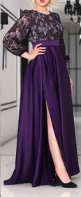 تصویر لباس مجلسی و شب ماکسی مدل آندیا - مشکی / سايز ا Dress and long night Dress and long night