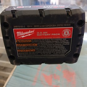 تصویر باتری ۱۲V میلواکی 3A MILWAUKEE M12 RED LITHIUM