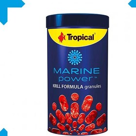 تصویر غذای ماهی آب شور Marine power krill formula granules 250 ml 