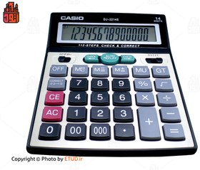 تصویر ماشین حساب مدل DJ-2214S کاسیو Casio DJ-2214S Model Calculator