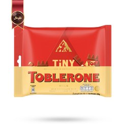 تصویر شکلات مینی تاینی تابلرون Toblerone مدل شیری Milk وزن 200 گرم (اورجینال) 