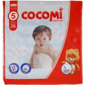 تصویر پوشک کودک کوکومی مدل اکو سایز 5 بسته 26 عددی 