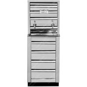 تصویر آبسرد کن دو شیر استیل صنعتی مدل SZ2 