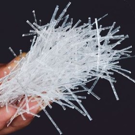 تصویر الیاف پلاستیکی بتن وزن 20 کیلوگرم الیاف پلاستیکی بتن