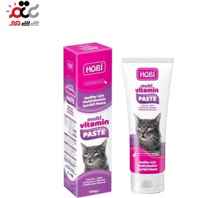 تصویر خمیر مولتی ویتامین گربه هوبی Hobi Cat Multivitamin Hobi Cat MultiVitamin Paste