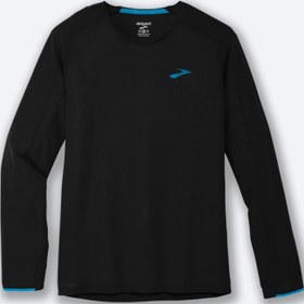 تصویر بلوز ورزشی مردانه بروکس مشکی Brooks Atmosphere Long Sleeve