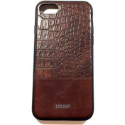 تصویر کاور گوشی طرح چرم رنگ قرمز مناسب Iphone 7/8 برند Hojar 