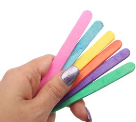 تصویر چوب بستنی رنگی 