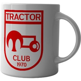 تصویر ماگ چاپلینو با طرح تراکتور سازی تبریز - کد M160 Mug Chaplino with Tabriz tractor design