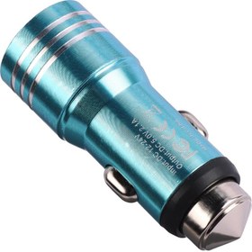 تصویر شارژر فندکی 2پورت ساده 2Port 2.1A 10.5W 