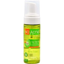 تصویر فوم شستشو نو آکنه حاوی عصاره درخت چای مناسب پوست چرب No acne tea tree oil