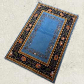 تصویر قالیچه تک چله نخ 