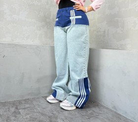 تصویر شلوار بگ ادیداس یخی سایز بزرگ کد 3286 