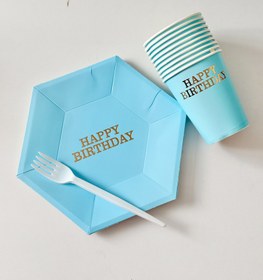 تصویر ظروف پذیرایی تولد 