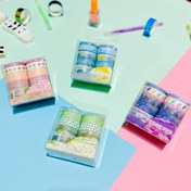 تصویر چسب واشی فانتزی ۱۰ تایی 