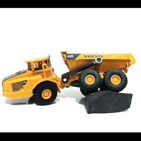 تصویر ماکت فلزی آلمانی کامیون دامپتراک ولوو volvo dumper برند سیکو SIKU 