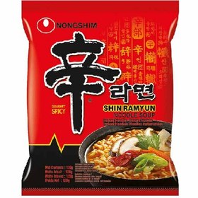 تصویر نودل کره ای سرخ شده مرغ دو برابر تند رامن بولداک سامیانگ 140 گرم Samyang 