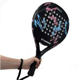 تصویر CAMEWIN Padel Racket Full Carbon Fiber 36mm with bag cover 