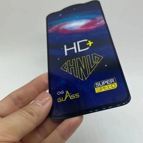 تصویر گلس محافظ صفحه Xiaomi note 10 (4g)اچ دی پلاس Hd plus شیائومی ردمی نوت ده فر جی بهترین کیفیت بازار با پد Glass HDplus 