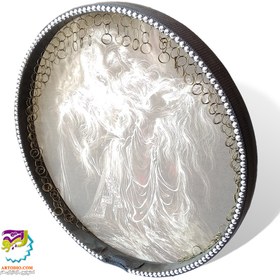 تصویر دف ساز سنتر مدل خط و شعر با طرح دلخواه 