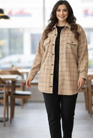 تصویر شَکِت پشمی قواره دار - کرم 