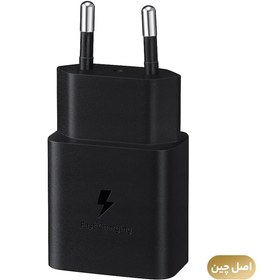 تصویر شارژر دیواری 15 وات مدل سامسونگ 5 ولت 2 آمپر دو شاخه بدون تبدیل - های کپی 15W 2pin Wall Charger