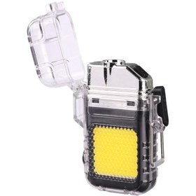 تصویر چراغ قوه کمپی فندک دار Flashlight Flashlight Lighter LAMP