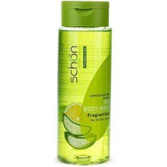 تصویر شامپو بدن لیمو و آلوئه ورا شون 420 میل Schon Lemon And AloeVera Body Wash 420ml 