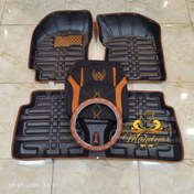 تصویر روکش صندلی خودرو کوییک و تیبا ۲ پک کامل پارچه جودون برزنت سنگین مشکی 