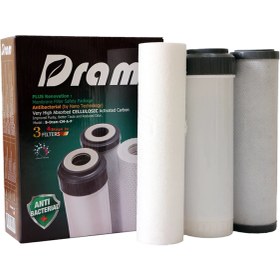 تصویر بسته ۳ عددی گیاهی Dram CM Antibacterial Herbal Water Filter