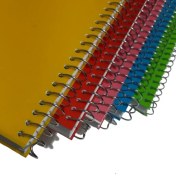 تصویر دفتر مشق ایفل 200 برگ سیمی جلد طلقی 