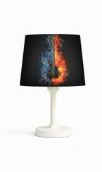 تصویر آباژور مدرن طرح گیتار آب و آتش 