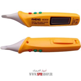 تصویر تستر ولتاژ دیجیتال 12 تا 1000 ولت بازر دار VC1018 ANENG VOLTAGE TESTER VC1018 ANENG