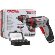 تصویر پیچ گوشتی شارژی 3.6 ولت کرون مدل CT22024 ا Crown CT22024 Cordless screw driver Crown CT22024 Cordless screw driver