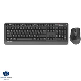 تصویر کیبورد و ماوس بی‌سیم ای فورتک مدل FG1035 A4tech FG 1035 2.4G Wireless Desktop Keyboard and Mouse