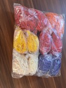 تصویر پوشال بسته بندی کوچک در رنگهای مختلف 