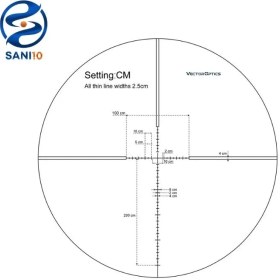 تصویر دوربین تک چشمی Vector-GC 3-12x44FFP 