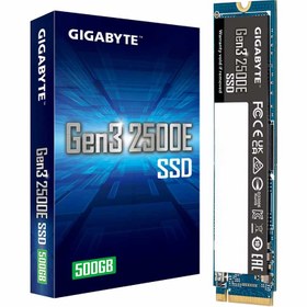 تصویر اس اس دی اینترنال گیگابایت مدل Gen3 2500E M.2 2280 NVMe ظرفیت 500 گیگابایت Gigabyte Gen3 2500E M.2 2280 NVMe Internal SSD - 500GB